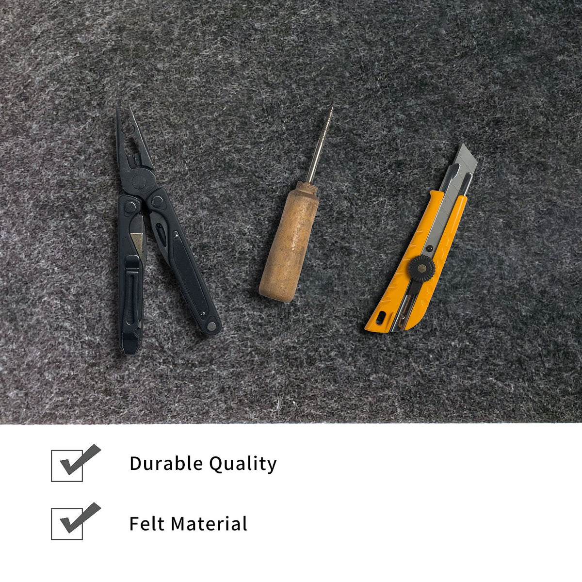 Felt Desk & Mouse Mat – 90 × 40cm or 100 × 40cm