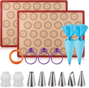 Silicone Baking Mat Macaron Mat Kit (16pcs Set)