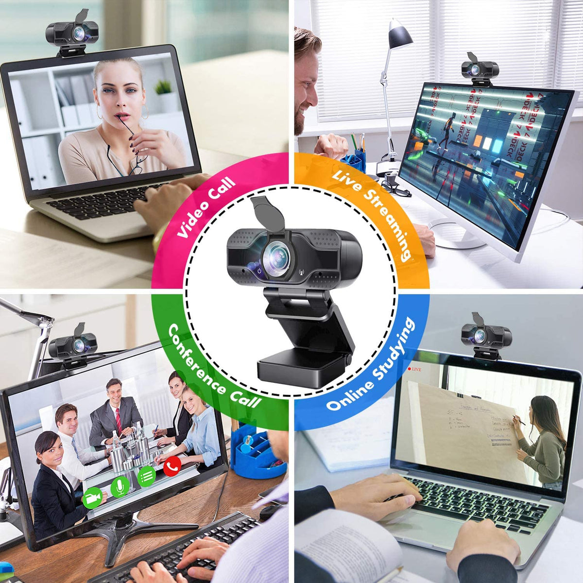 HD Webcam with Microphone1080P