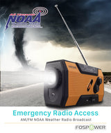 Emergency Solar Hand Crank Portable Radio