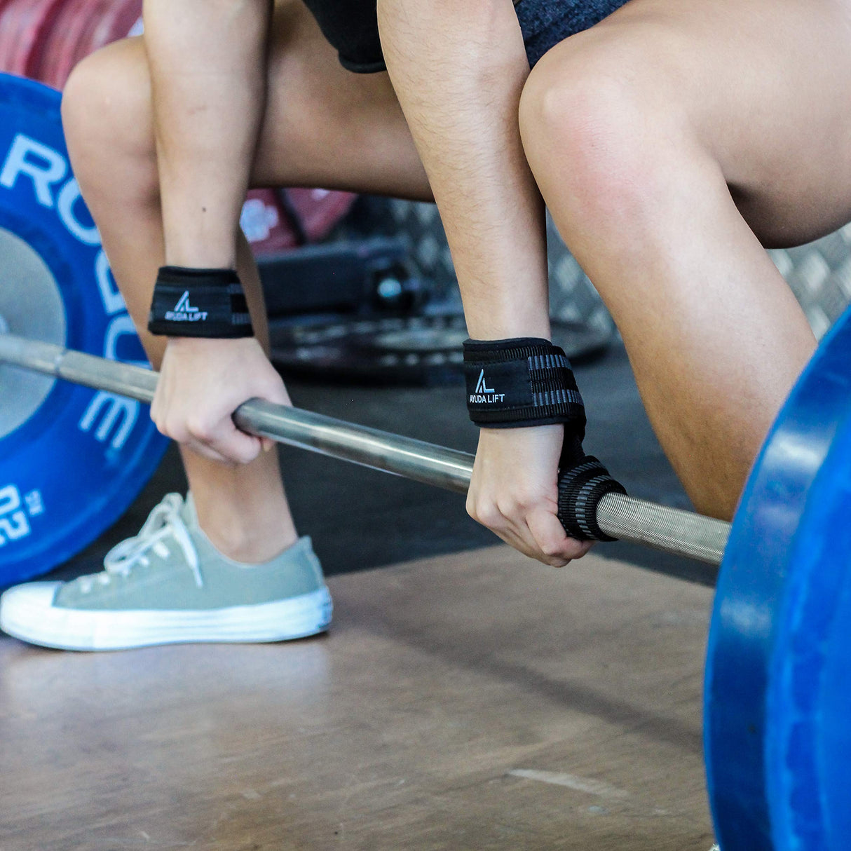 Lifting Straps, Wrist Straps for Weightlifting, Deadlift Straps for Men & Women, Weightlifting Straps with Wrist Padded for Deadlifting, Powerlifting, Bodybuilding, Strength Training, 2 Pack