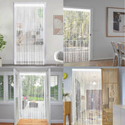 99 × 201 cm Beaded String Door Curtain – 10 Colours