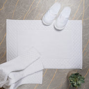 2-Piece 1000 GSM Combed-Cotton Bath Mat Set – 50 × 80 cm