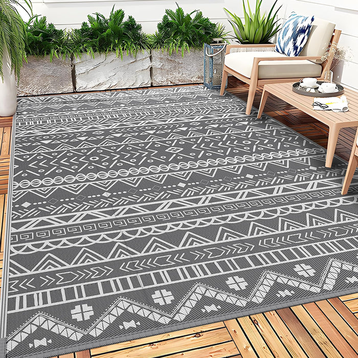 150 × 240 cm Reversible Outdoor Patio & Camping Rug