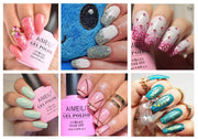 AIMEILI 10 mL Gel Base & No-Wipe Top Coat Kit