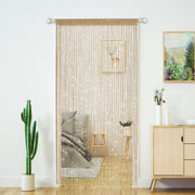 100 × 200 cm Champagne String Curtains – 2 Panels