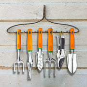 Garden Tool Set, 12 Piece Aluminum Hand Tool Kit, Garden Canvas Apron with Storage Pocket, Outdoor Tool, Heavy Duty Gardening Work Set with Ergonomic Handle, Gardening Tools for women men