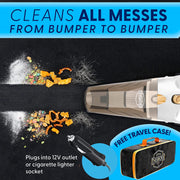 12V Handheld Car Vacuum Kit with 4.9 m Cord