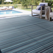 120 × 180 cm Navy Polypropylene Outdoor Rug
