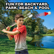 Backyard Kids Golf Set with 2 Clubs, 4 Balls & Target