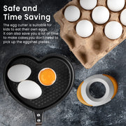 Compact Boiled Egg Topper Tools – 2 Pack