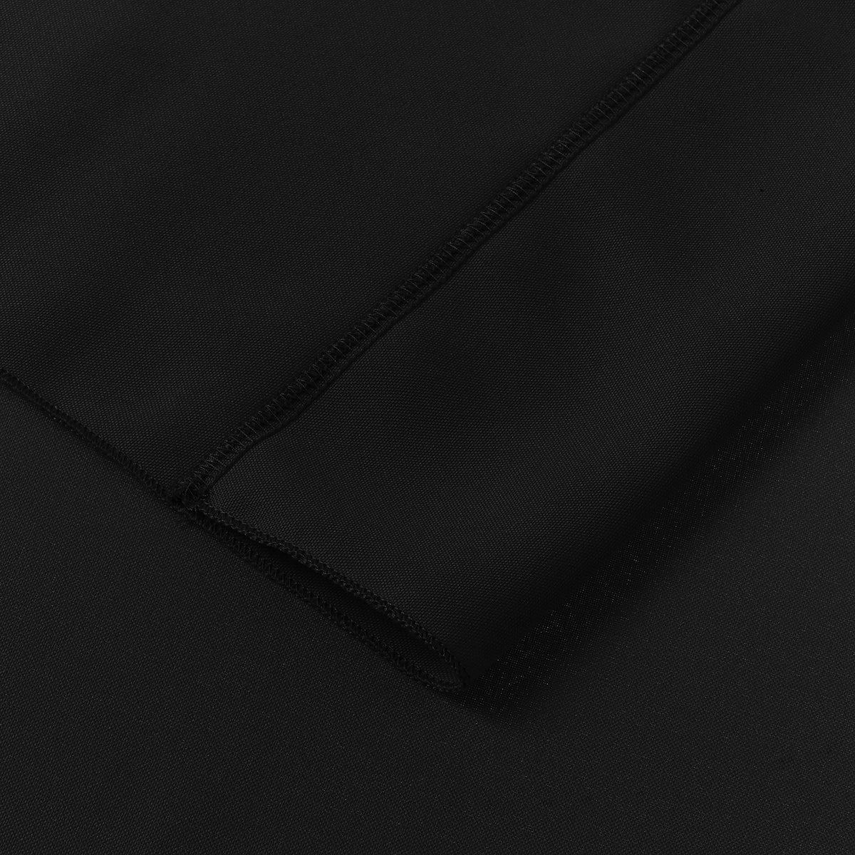 10 feet x 8 feet Polyester Backdrop Drapes Curtains Panels with Rod Pockets - Wedding Ceremony Party Home Window Decorations - Black (DRAPE-5X8-BLACK)