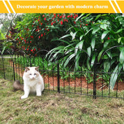 No-Dig Arched Metal Garden Fence – 10 Pack
