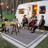 150 × 245 cm Foldable Reversible Outdoor Rug