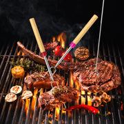 Marshmallow Roasting Stick, Splaks Marshmallow 8 Roasting Sticks 32 Inch Telescoping Extendable Roasting Sticks for BBQ Camping Campfire Grill Outdoor(Pack of 8 Sticks)