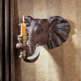 Elephant Wall Sconce- 2Pcs