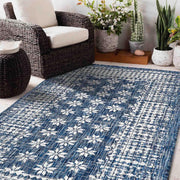 200 × 300 cm Pearl-Striped Polypropylene Outdoor Rug