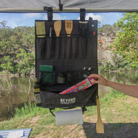 Hanging Camp Kitchen Organiser with Storage Pockets