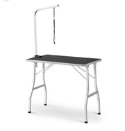 Foldable Pet Grooming Table with Adjustable Arm
