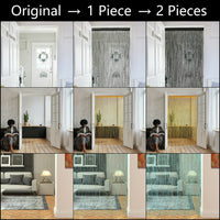 100 × 200 cm Champagne String Curtains – 2 Panels