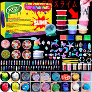 Unicorn DIY Slime kit Supplies-6 Cloud Slime6 Clear Slime3 Jelly Cube5 Unicorn55 Glitter4 Magic Clay with DIY Slime Tool and Slime Box
