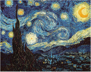 DIY Paint by Numbers Kit for Adults - Van Gogh The Starry Night Replica | DIY Paint by Numbers Landscape Scene Paintings Arts Craft for Home Wall Decor | Canvas, Brushes, Acrylic Paints Included