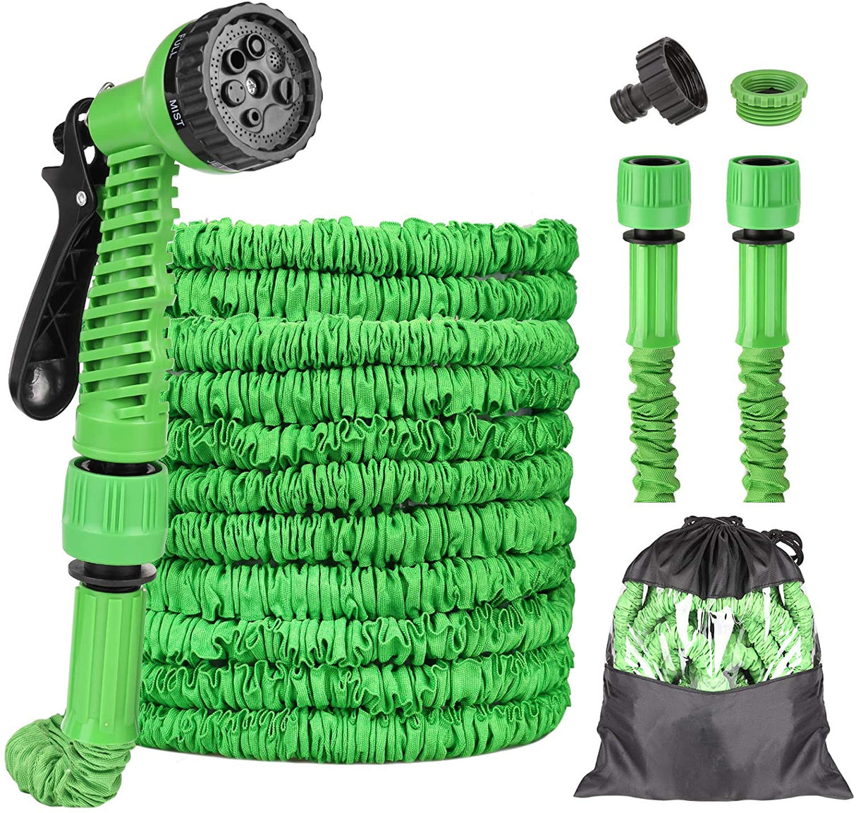 Garden Hose, 75ft Flexible Garden Hose, 22.5m Expandable Garden Hose Pipe Water Hose with 7 Function Spray Gun Hand Shower