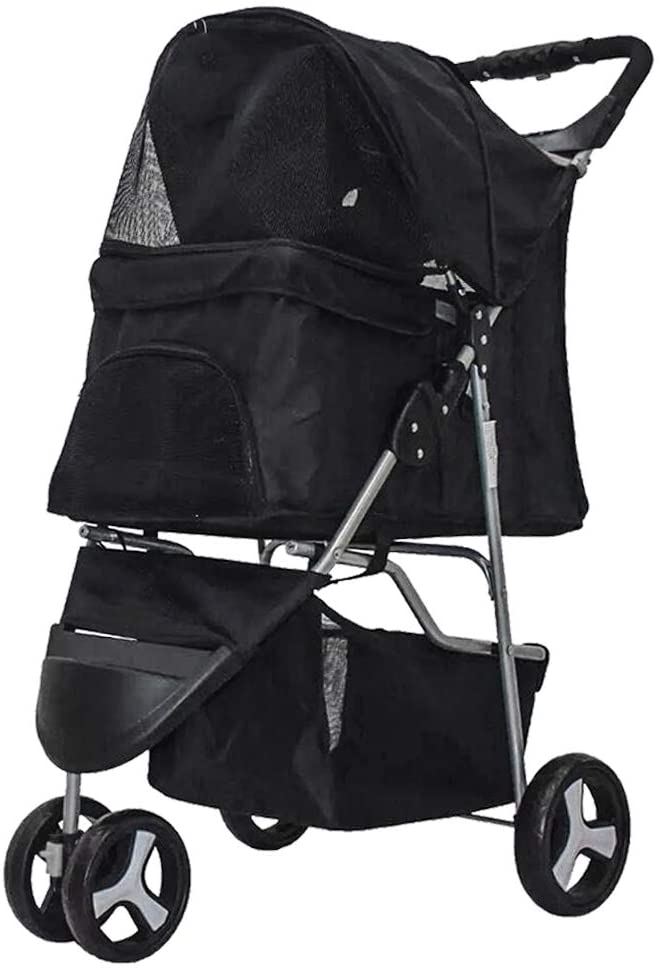 3-Wheel Folding Pet Stroller