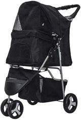 3-Wheel Folding Pet Stroller