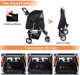 3-Wheel Folding Pet Stroller