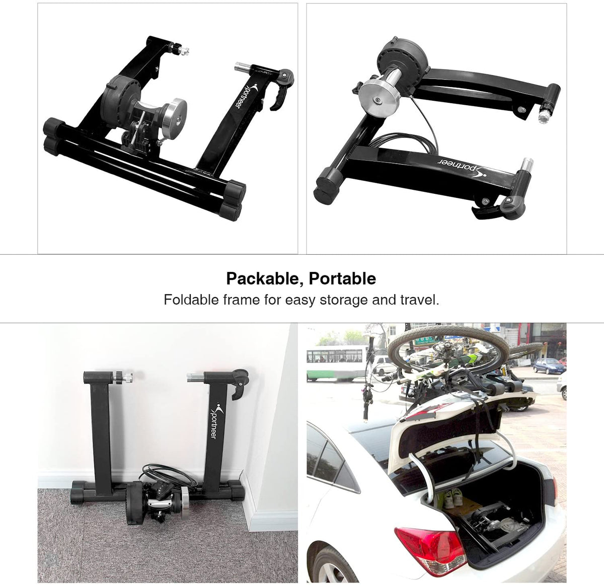 Steel Bike Exercise Trainer Stand