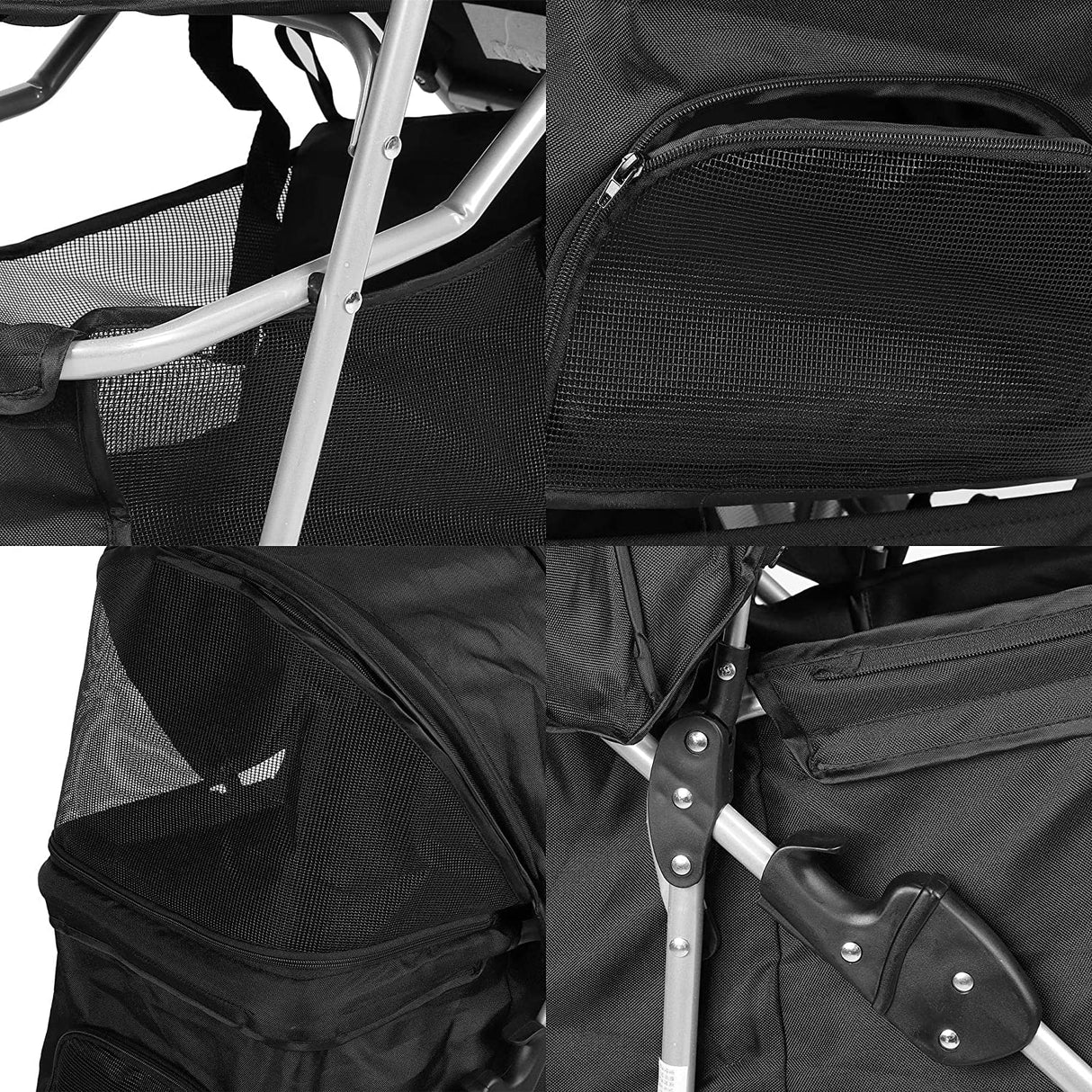 3-Wheel Folding Pet Stroller