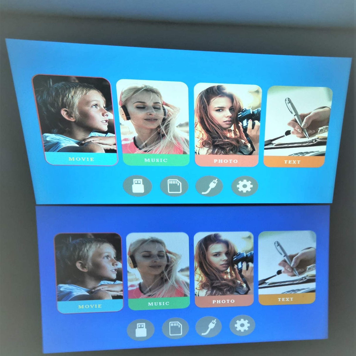 Mini LED Projector Portable 6000 Lumens-WiFi Video Projectors 1080P Full HD For iPhone Samsung Smartphone Wireless Projector HDMI Office Home Theater Movie Connection HDMI/USB/VGA/AV/TF/SD Card (Black)