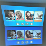 Mini LED Projector Portable 6000 Lumens-WiFi Video Projectors 1080P Full HD For iPhone Samsung Smartphone Wireless Projector HDMI Office Home Theater Movie Connection HDMI/USB/VGA/AV/TF/SD Card (Black)