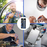 Precision Screwdriver Set, 60 in 1 with 56 Bits Magnetic Screwdriver Kit, Stainless Steel Professional Repair Tools Kit for Phone, Laptop, PC, Camera, Game Console, Glasses, and More –Blue