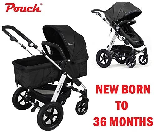 2 in 1 Baby PRAM Baby Stroller Jogger with Bassinet