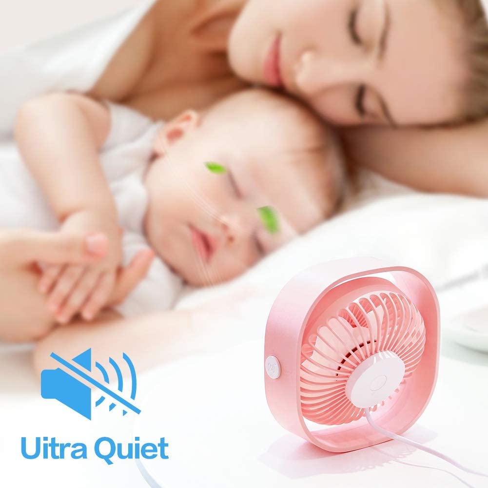 Small Personal USB Desk Fan
