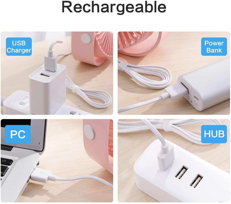 Small Personal USB Desk Fan