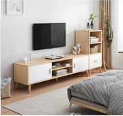 120 cm Maple TV Stand with Open Storage