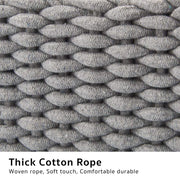 Set of 3 Decorative Woven Cotton Rope Baskets