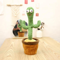 USB Dancing & Talking Cactus Plush Toy
