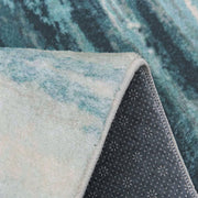 200 × 250 cm Grey Abstract Medium-Pile Area Rug
