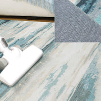 200 × 250 cm Grey Abstract Medium-Pile Area Rug