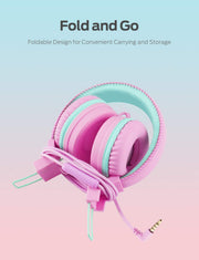 iClever Kids Headphones-Pink