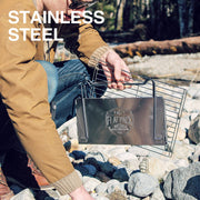 Flatpack Portable Stainless Steel Grill and Fire Pit