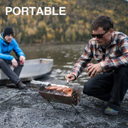 Flatpack Portable Stainless Steel Grill and Fire Pit