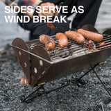 Flatpack Portable Stainless Steel Grill and Fire Pit