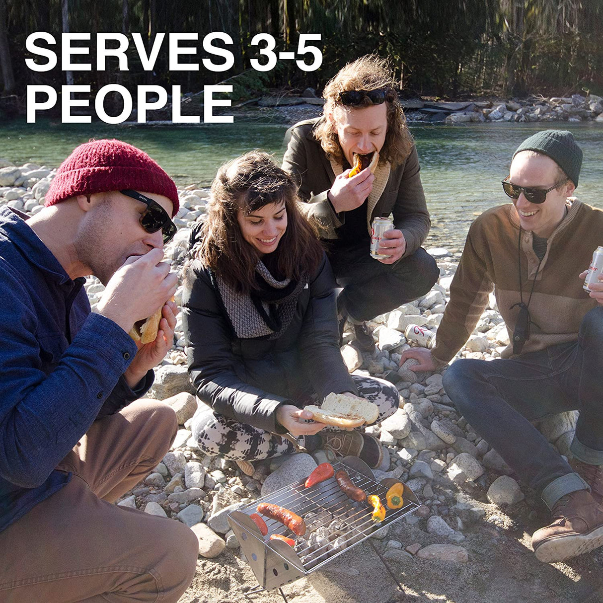 Flatpack Portable Stainless Steel Grill and Fire Pit