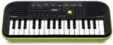 Casio 32 Note Mini Key Musical Portable Keyboard, Black/Green, (SA46)