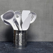 Chef Craft Basic Melamine Kitchen Tool and Utensil Set, 9 Piece, White